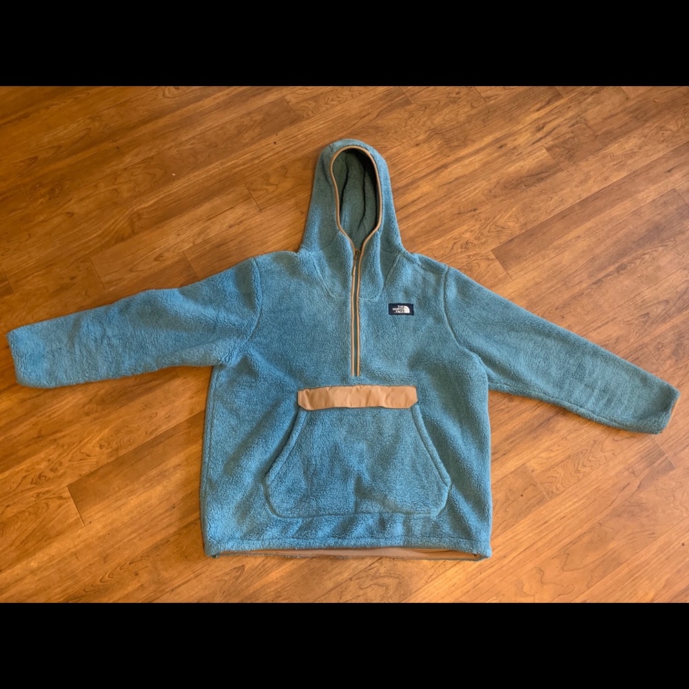 Limited edition Blue Sherpa North Face jacket